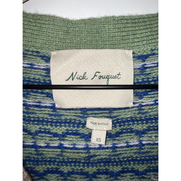 Nick Fouquet Women's Valter Cardigan Sweater Long Sleeve Multicolor Size XS - Picture 2 of 6